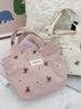 Cozy Corduroy Bear Tote Bag For Women In Soft Colors Ideal For Work And Outings