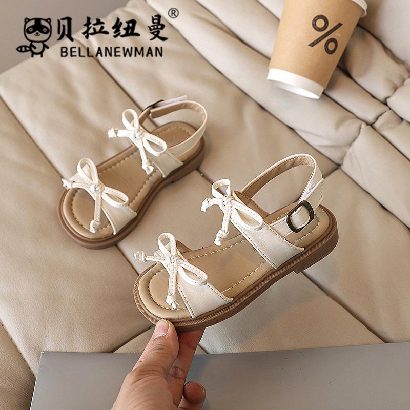 

Choice Best-selling girls bow princess sandals, comfortable summer new children s fashion soft-soled beach shoes 23the Length Within the C