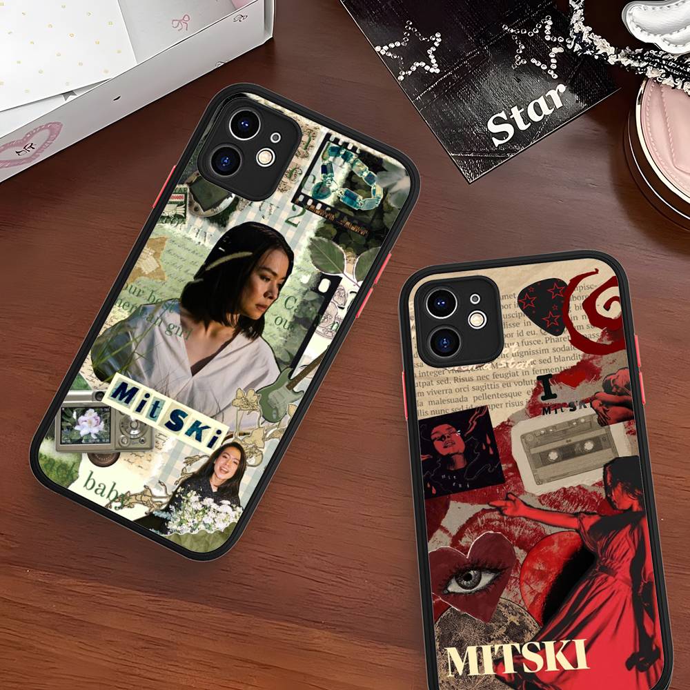 Popular Singer M-Mitski For IPhone Air 16 15 14 Plus 13 12 11 Pro Max Matte Cover Jelly Shockproof Phone Case
