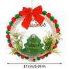 Christmas Wreath Making Kits For Adults Handmade Crafting Set With LED Light Festive Farmhouse Wreath For Art Teachers Family