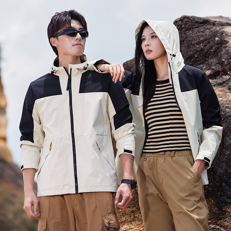 Spring and Autumn Coat Outdoor Single-layer Jacket Couple Jacket