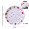 New Double-layer Melamine Plate Home Draining Fruit Plate Thickened A5 Melamine Dinner Plate Kitchen Fittings Plastic Tableware