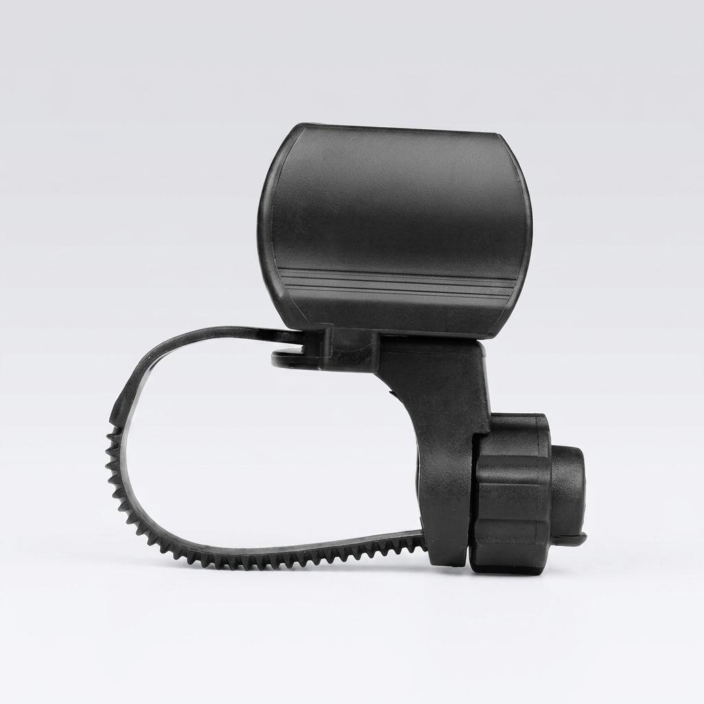360 Degree Rotatable Bike Light Holder ABS Material Handlebar Mount For 1.5-4.5cm Diameter
