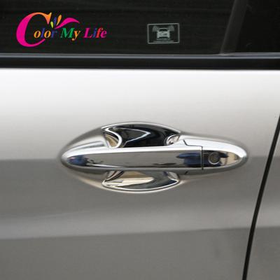 Color My Life ABS Chrome Car Door Handle Bowl Cover Trim Molding Cap Garnish for Honda Vezel HR-V HRV 2015-