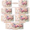 1Pcs Flowers And Butterflies Decoration Background Winter Backdrop Decorations For Photo Studio Photo Booth Christmas Party