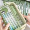 Transparent Pen Bag PVC Stationery Bag Multifunctional Pencil Case  Gift