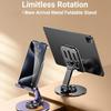 Support universel rotatif à 360 degrés pour téléphone et tablette, entièrement en métal, anti-stress