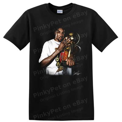 Scottie Pippen Chicago Bulls Basketball Player T Shirt Vintage Sports Tee