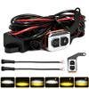 Car Wiring Harness Kit 16AWG Heavy Duty  Fog Light on/Off Wiring Harness for Car Boat Truck 120W Cable Accessories