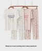 GP Ice Cream Cartoon Pajama Set: Modal Short-Sleeved Top & Trousers for Home