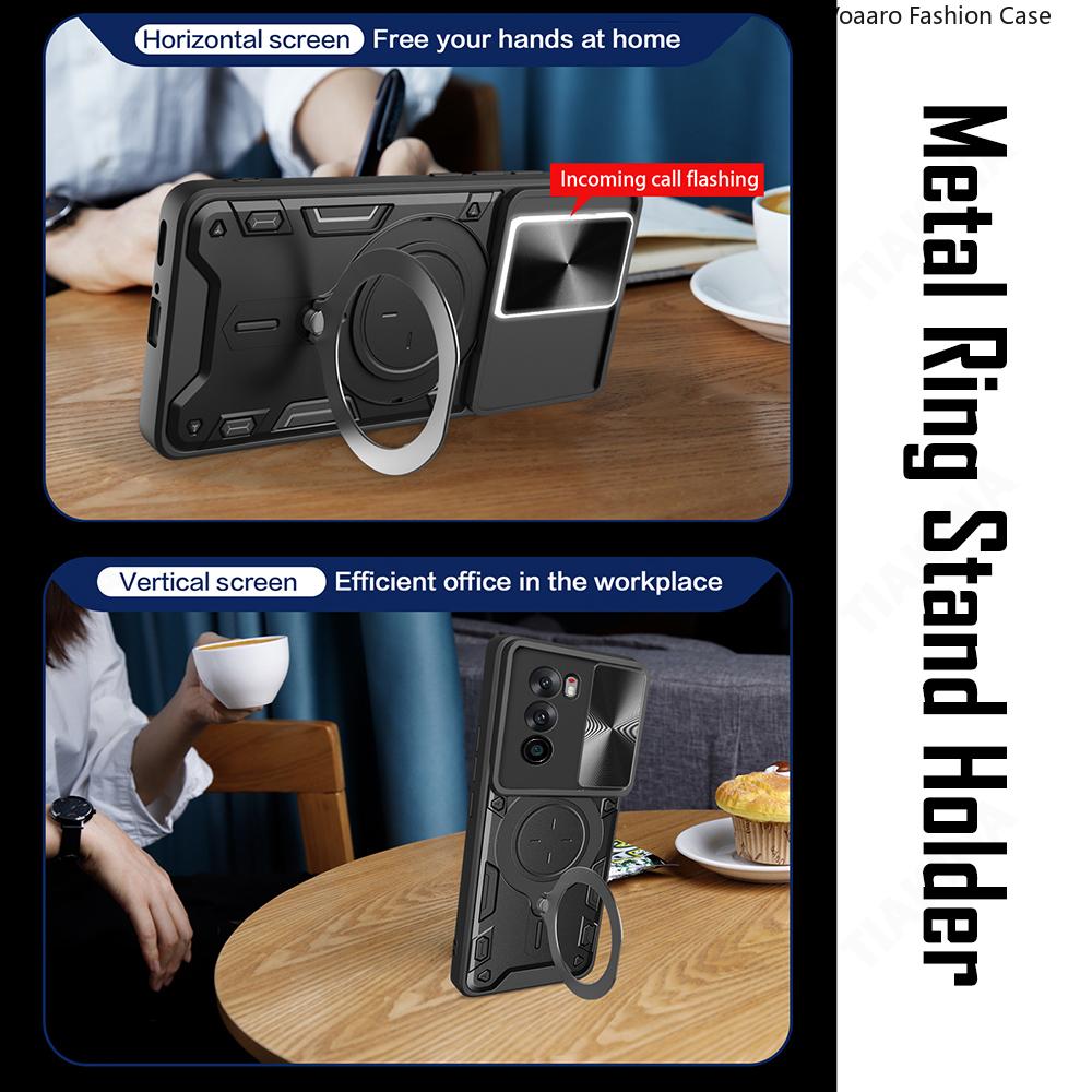 Rotate Camera Lens Armor Funda for Tecno Camon 40 4G Global Case for Tecno Camon 40 Pro 5G Case Magnetic Ring Stand Holder Cover
