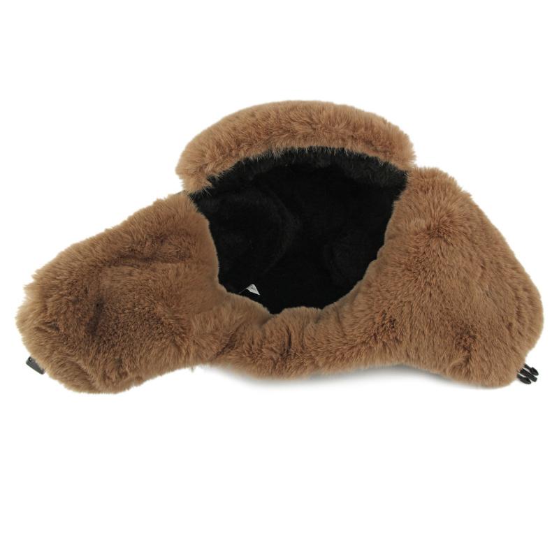 Vintage Batik Herren Bombermütze Samt Dick Damen Winter Ohrenschutzmütze Winddicht Kälteschutz Reitmütze