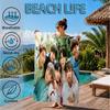 kpop Group Portrait Beach Towel, Microfiber Beach Towel, Perfect For Pool, Beach, Travel, Home Decor Beach Party Fan gifts