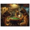 Dog Playing Poker Game Game Poster Tin Sign Cafe bar Home Wall Art Decoration Retro Metal Tin Sign 8x12 inch