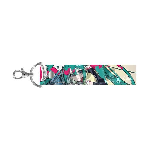 

Racing Miku 2025 Key Visual 1 Ver. Aurora Tape Keychain