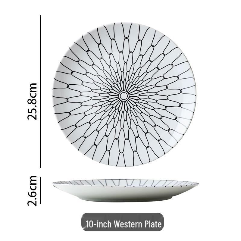 Abay Creative Ceramic Western Dinner Plate
