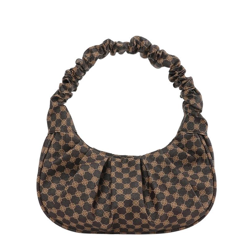 Women's Soft Zipper Bags Sewing Line High-Quality Interior Shoulder Bags Fashion