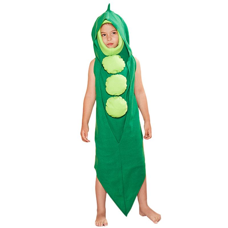 

Halloween Pea Costume Jumpsuit for Cosplay & Role-Playing One Size