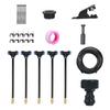 5m Misting Cooling System Bendable Nozzles Atomizer Mesh Filter Sprayers Outdoor Garden Plant Fogging Watering Irrigation Kit