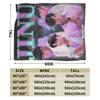 Jinu Huntrix Saja Boys K-Pop Demon Hunters Blanket Autumn Soft Throw Blanket for Girl Living Room Print Bedspread Sofa Bed Cover