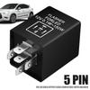 Universial 5-pin LED Electronic Flasher Relay 12V EP26 EP27 Five-legged Car Steering Double Flashing LED Light Flashing Relay Relays 5