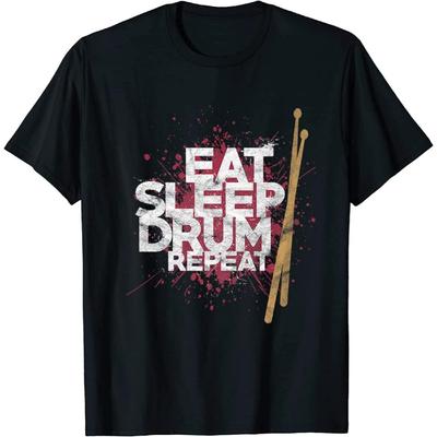 Youth Drummer Design Fun Gift Idea Drum Sticks Music Singer T-Shirt Sweatshirt Hoodie Long Sleeve Shirt for Women Men Kids