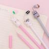 Cartoon Niedliches Haustier Gelstift Schulstudent Schreibwaren Schreibgriff Kugelschreiber Schere Hamster Katze Schwein Kaninchen Tier Stift