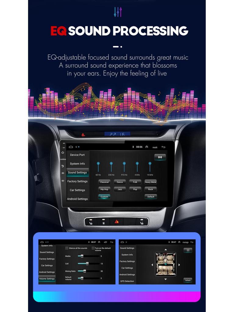 Compatible Renault Kwid Android Navigation System with WiFi, GPS, Reversing Camera, and MP3 Player for 15 Models