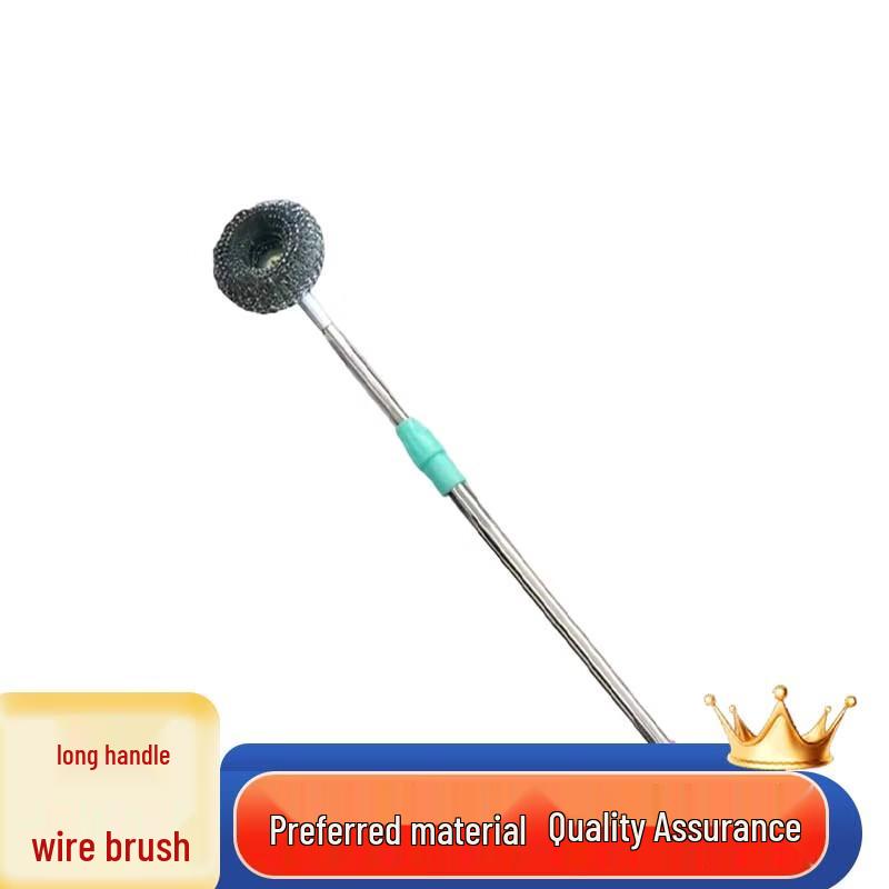 Telescopic Long Handle Steel Wool Scrubber