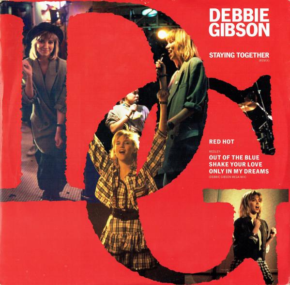 12-дюймовая пластинка DEBBIE GIBSON Staying Together Remix A9020T Atlantic 1988 UK Dance Electronica Б/у