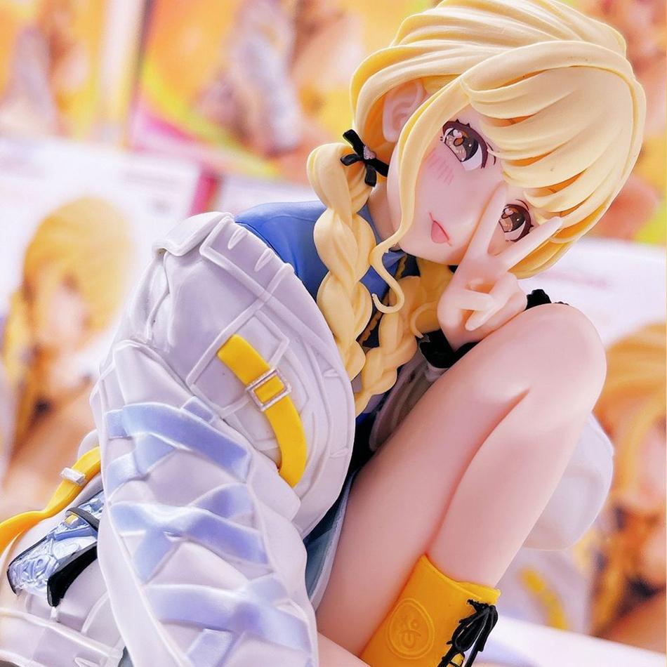 17cm Kotone Fujita Anime Adorable And Beautiful Girl Figure School Idol Master Collectable Desktop Decor Figure Toy Kid Birthday Present