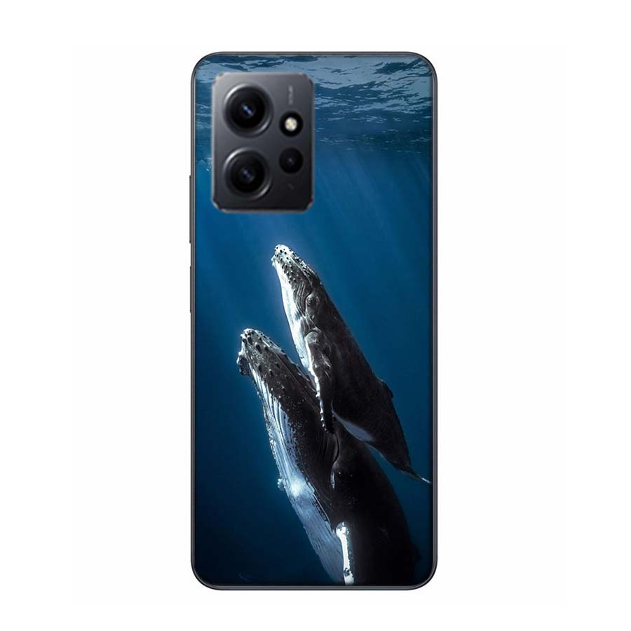 Whale Sea Giant Phone Case For Redmi 12 13C 12C 15C 9 10 10C Note 13 Pro Plus 14 15 Pro 9T 9C 9A TPU Soft Cover Clear Cell Cases
