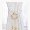 2Pcs Minimalist Macrame Curtain Tiebacks Handcrafted Boho Curtain Tiebacks  Farmhouse Decor