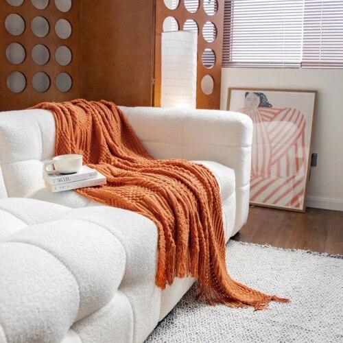 Nordic Sofa Light Luxury Blanket Cloak Shawl Office Nap Blanket