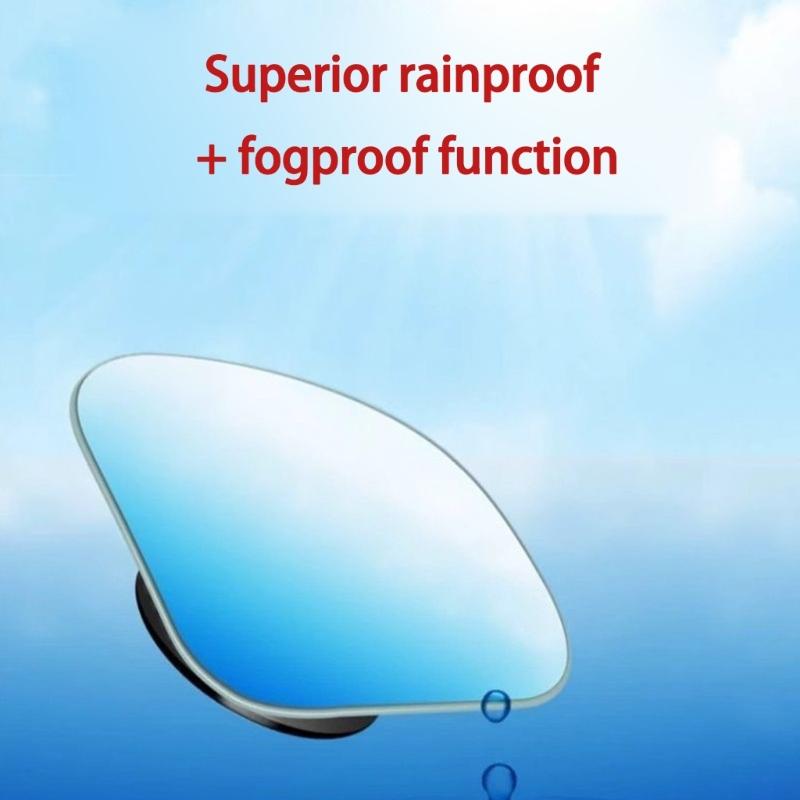 2pcs Upgrades Glass Heart Mirrors Stylish Rearview Mirrors Wide Angle Glass Simple Installation Suitable for Vehicles