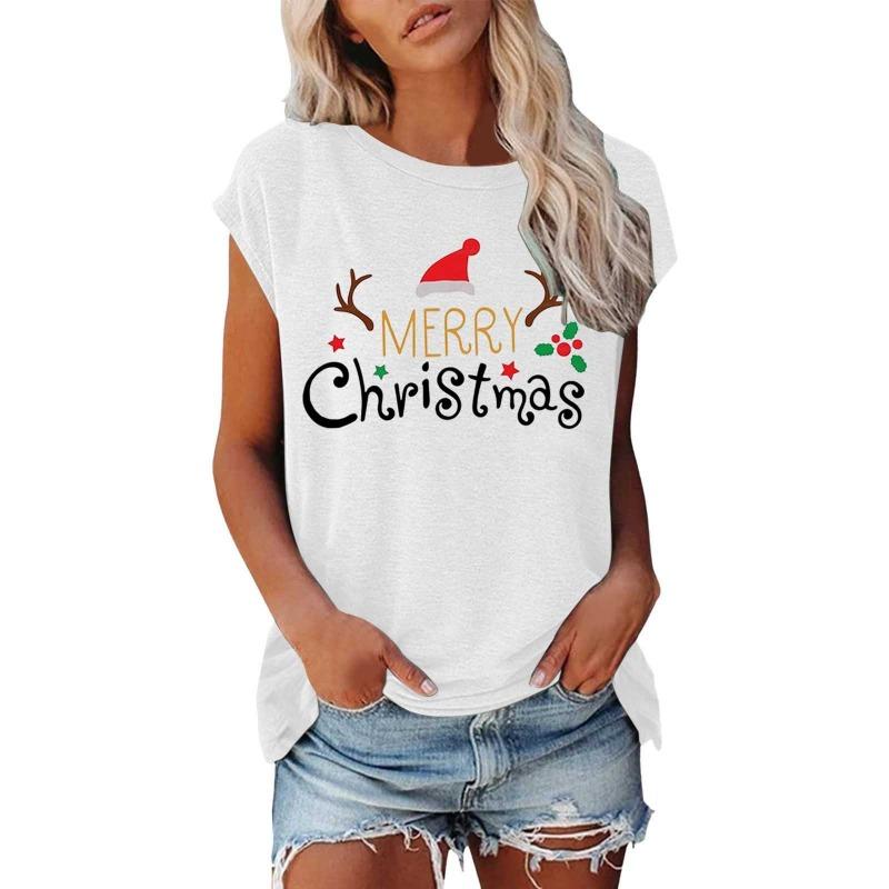 JPNTKY Women's Fashion Casual Sleeveless O-NeckBlouses & Shirts