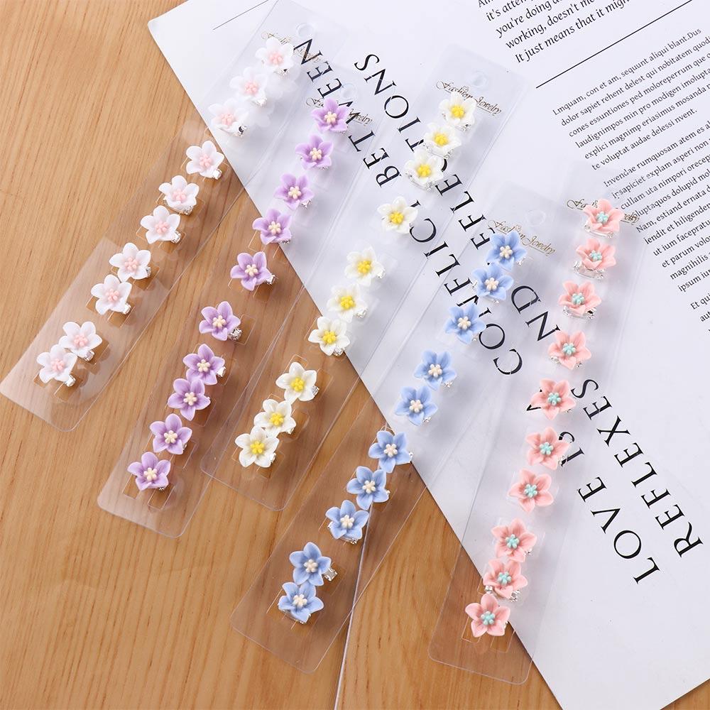 Holder Korean style Hair Accessories Flower Hair Clips Soft Ceramics Hair Claws Small Hairpins