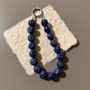 Blueberry Bag Charm Strawberry Mobile Phone Chain Fashion Fruit Beads Keychain  Backpack Hanging
