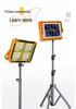 Solar-Powered LED Flashlight for Camping, Night Markets, and Outages