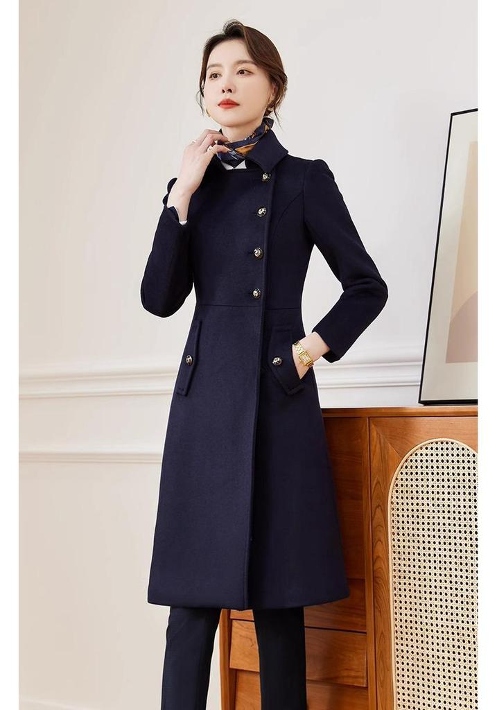 Woolen Winter Coat for Women - Office, Bank, Jewelry Store & Hotel Professional Wear