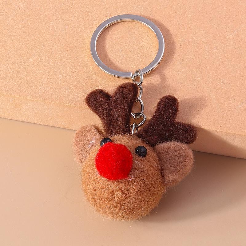 Niedliche Handgestrickte Cartoon-Tier Biene Welpen Schlüsselanhänger Gehäkelte Liebesherz Schlüsselanhänger Anhänger Handtaschen Dekor Damen Mädchen Schmuck Geschenke