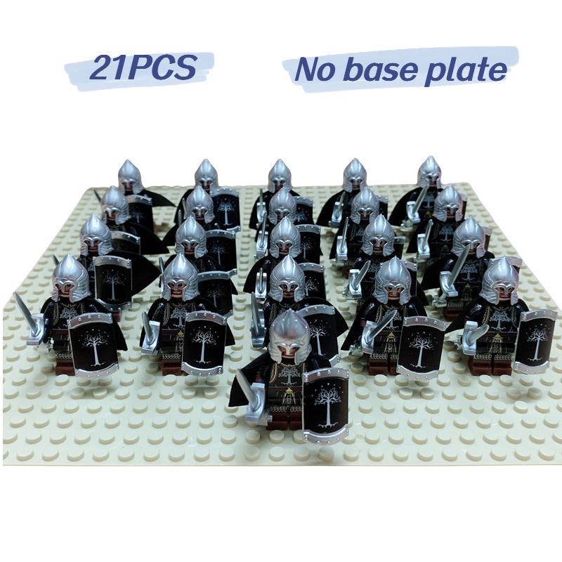 

Lord of 21pcs The Rings Heavy Sword Infantry Figures Лялька Будівельні блоки Іграшки Style A