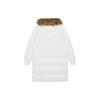 New Balance Fur Collar Warm Windproof Down Jacket Asia Sizing 'White' Men's AMJ14321-NMC