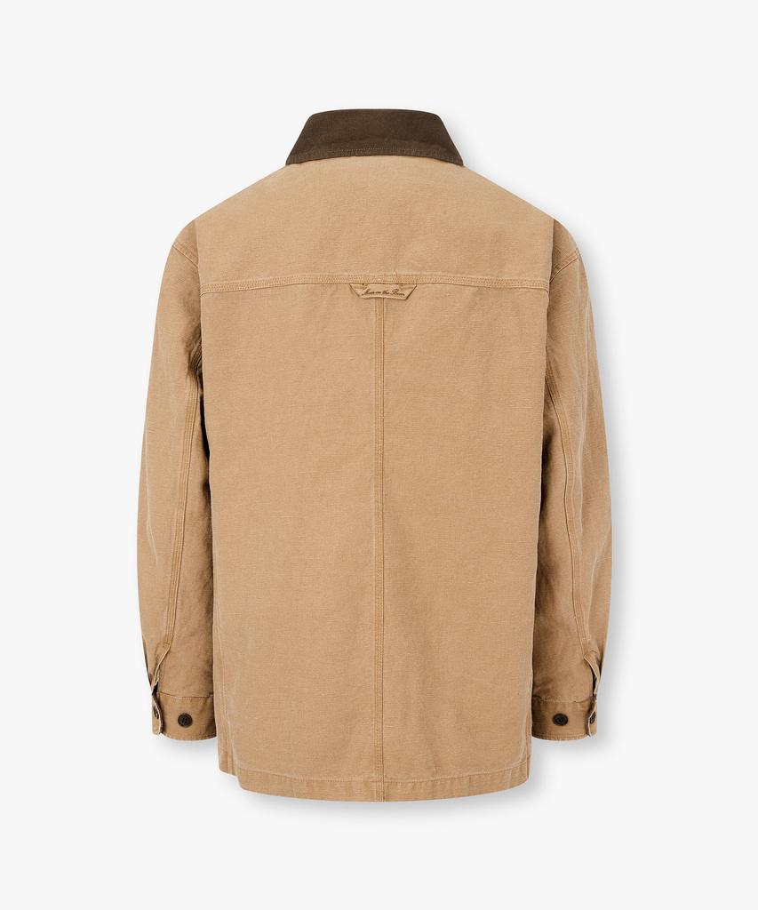 Man On The Boon Vintage Washed Half Jacket_Beige 4716109013