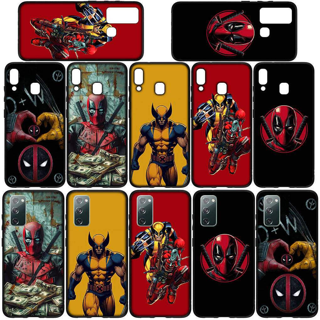 Cover for iPhone 17 16 15 Xiaomi Poco Redmi Note 14 13 12 11 Pro Max 9 16e Samsung Galaxy S25 S24 OPPO Huawei Wolverine Super Hero Deadpool Phone Case