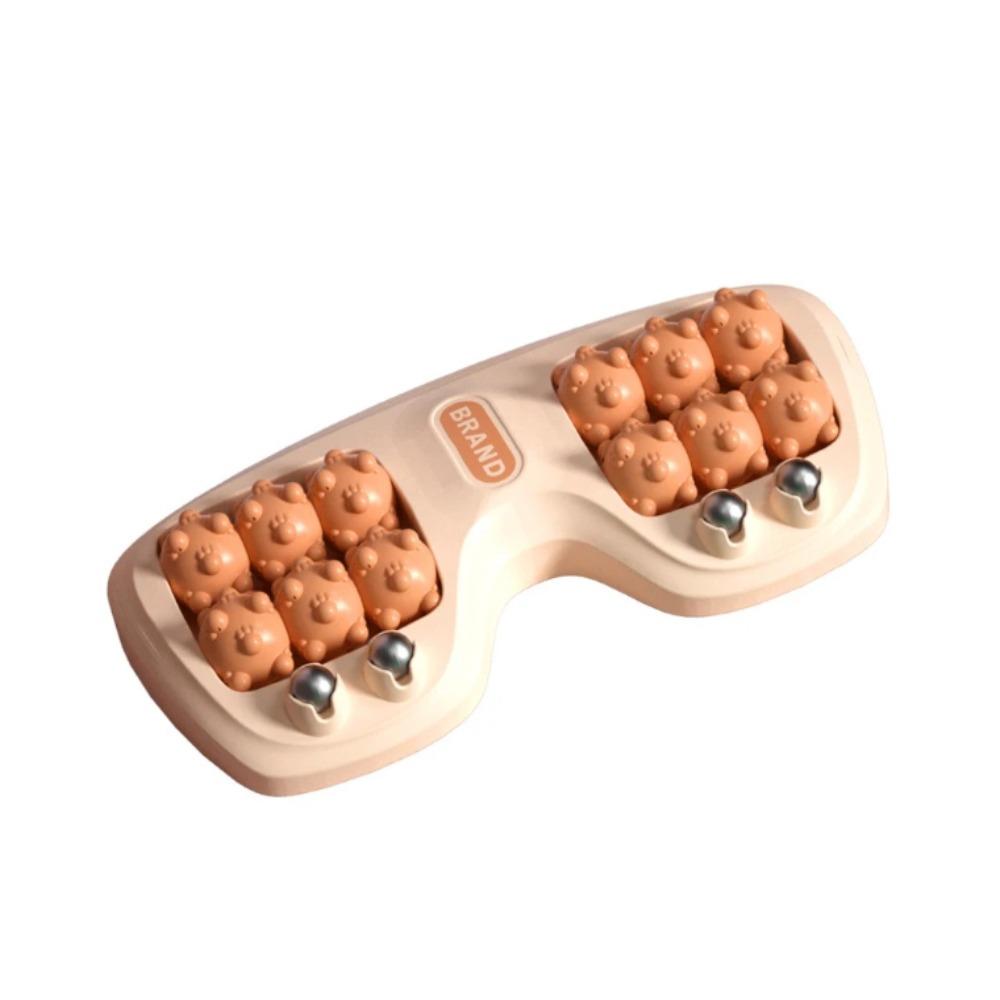 

Rubbing Motion Magnetic Bead Roller Tri-Color Foot Therapy Roller Health Therapy оранжевый