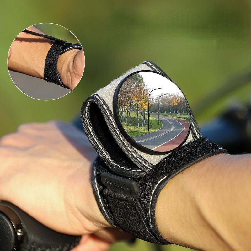 Bicycle Rearview Mirror Wristband Rear View Mirror Arm Back Mirror Wrist Strap Bicycle Motorbike Rear Reflector Riding Equipment