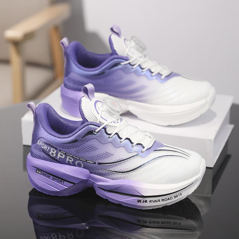 Children's Shoes, Sports Shoes, Basketball Shoes, Running Shoes, Boys and Girls Gradient Color, Lightweight, Comfortable and Simple Casual Shoes