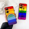 Liebe Ist Liebe LGBT Regenbogen Herz LGBTQ Hülle für Motorola Moto Edge 50 30 Fusion 40 NEO Ultra Pro G22 G23 G20 G35 G84 G13 G53