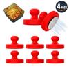 Silicone Air Fryer Magnets for Air Fryer Parchment Liner Air Fryer Accessories Magnet Buckle Heat Resistant Fixing Tool